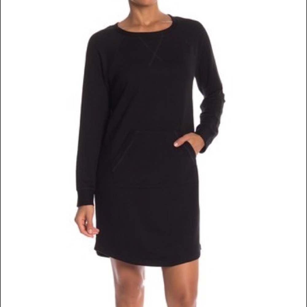 Susina, Solid Sweatshirt Dress